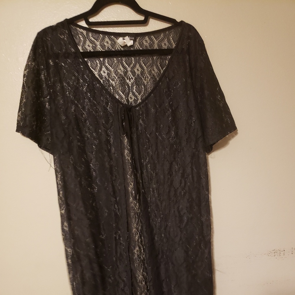 Lacy cover up.